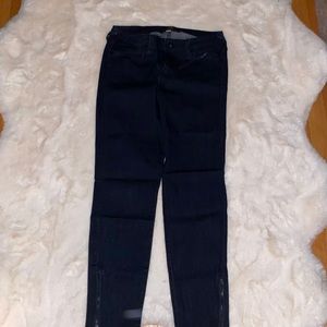 Just Black zipper ankle skinny Jean
